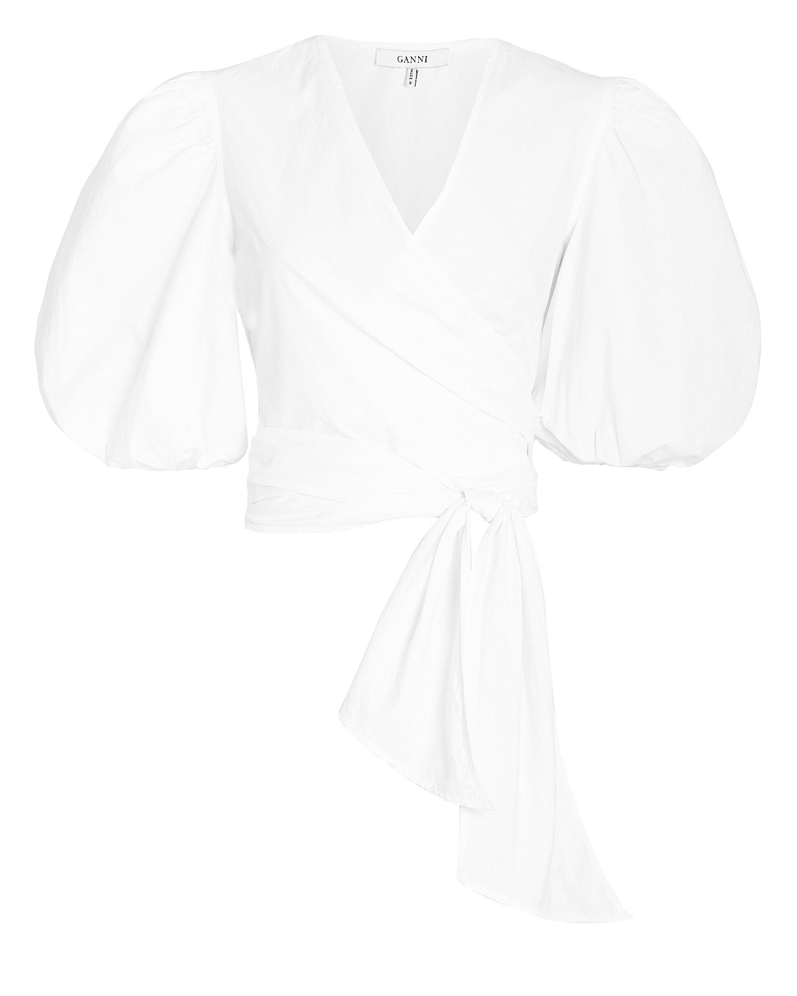 GANNI
Olayan Poplin Wrap Top




	
	
	
	

	Details
	https://www.intermixonline.com/ganni/olayan-p... | Intermix