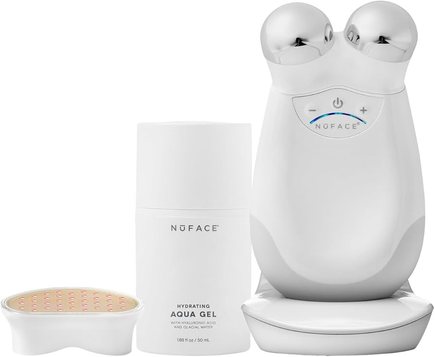 NuFACE Trinity FDA Cleared Microcurrent Facial Device & Wrinkle Reducer Attachment - Microcurrent... | Amazon (US)