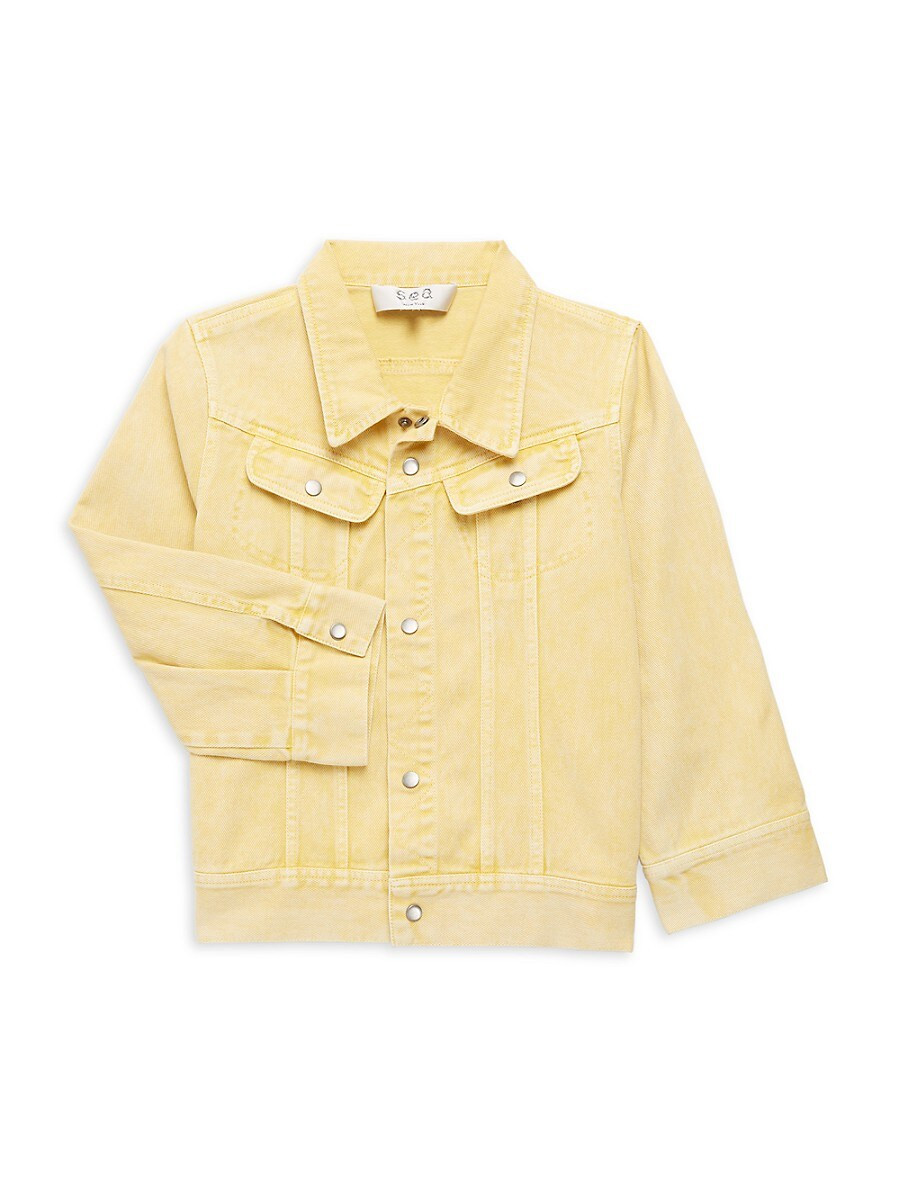 Sea Little Girl's & Girl's Denim Jacket - Yellow - Size 2-3 | Saks Fifth Avenue OFF 5TH