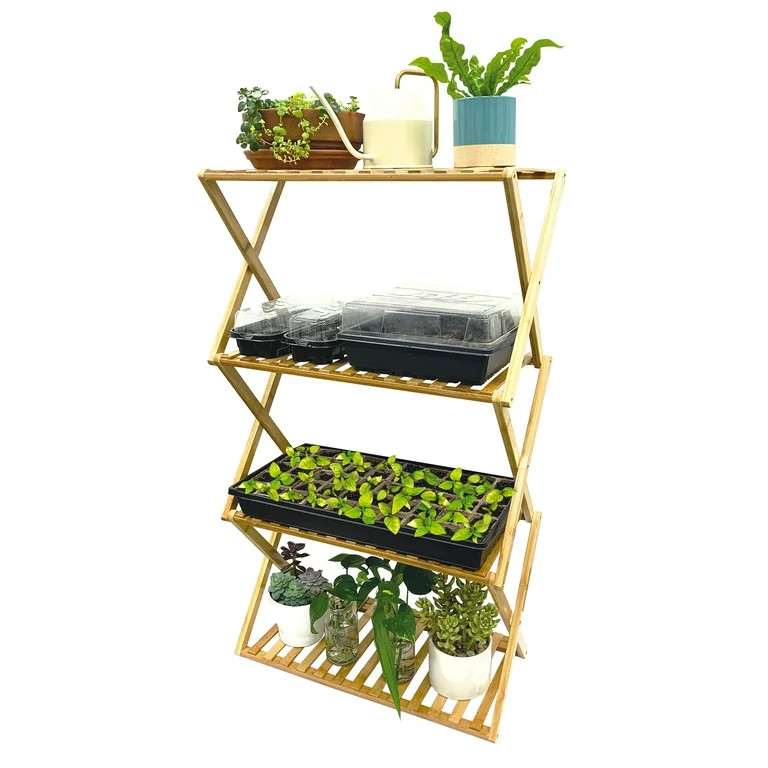 Ferry-Morse Pop-up Multi-Tier Indoor Plant Stand | Walmart (US)