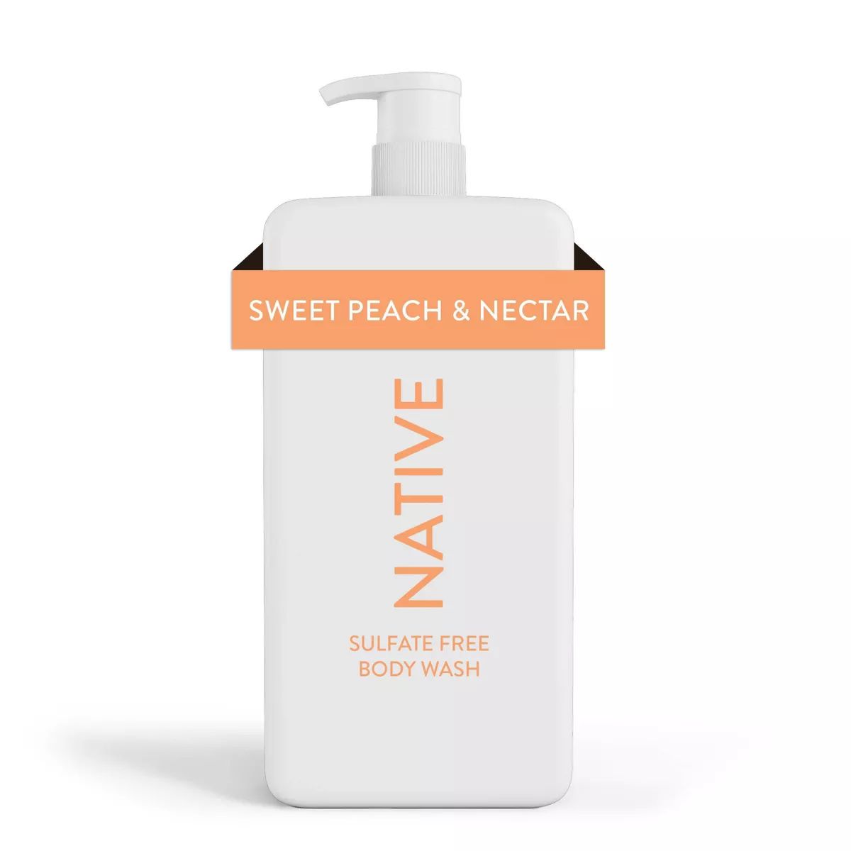 Native Body Wash with Pump - Sweet Peach & Nectar - Sulfate Free - 36 fl oz | Target