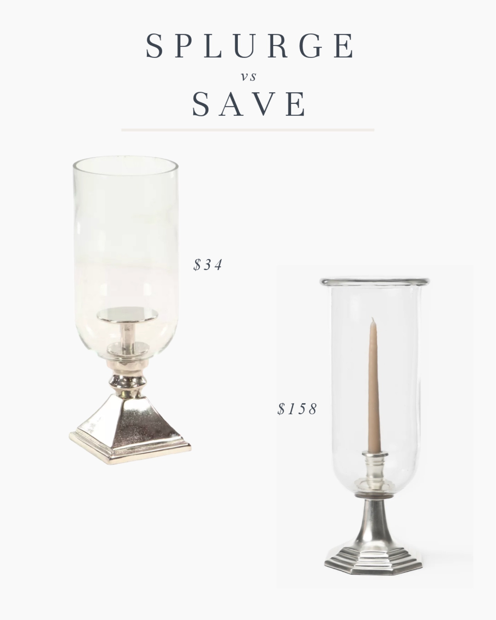 Forever inspired by Josh Young of Josh Young Design House and had to have this hurricane candle taper holder from McGee & Co after seeing a similar one styled in his beautiful DC home. Then found this super similar less expensive one from Target the other day and had to share. It’s fun that it holds a pillar candle ✨ #hurricane #candle #mcgee #target #timeless #fall 

#LTKFindsUnder50 #LTKHome #LTKWedding