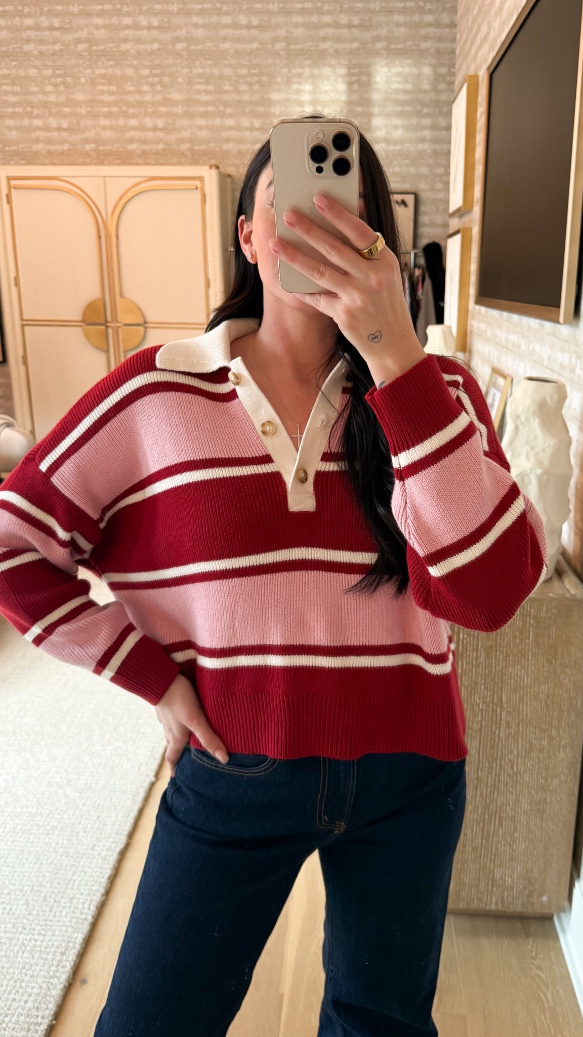 This rugby polo sweater would be super cute for Valentine’s Day! 

#LTKootd #LTKSaleAlert #LTKValentine
