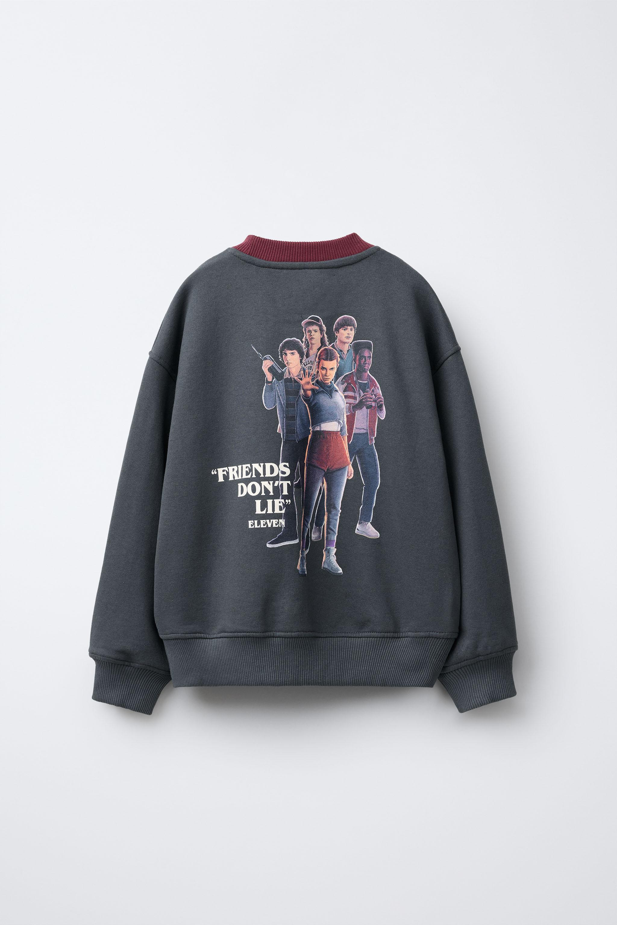 STRANGER THINGS ™/ © NETFLIX PRINT SWEATSHIRT | Zara US