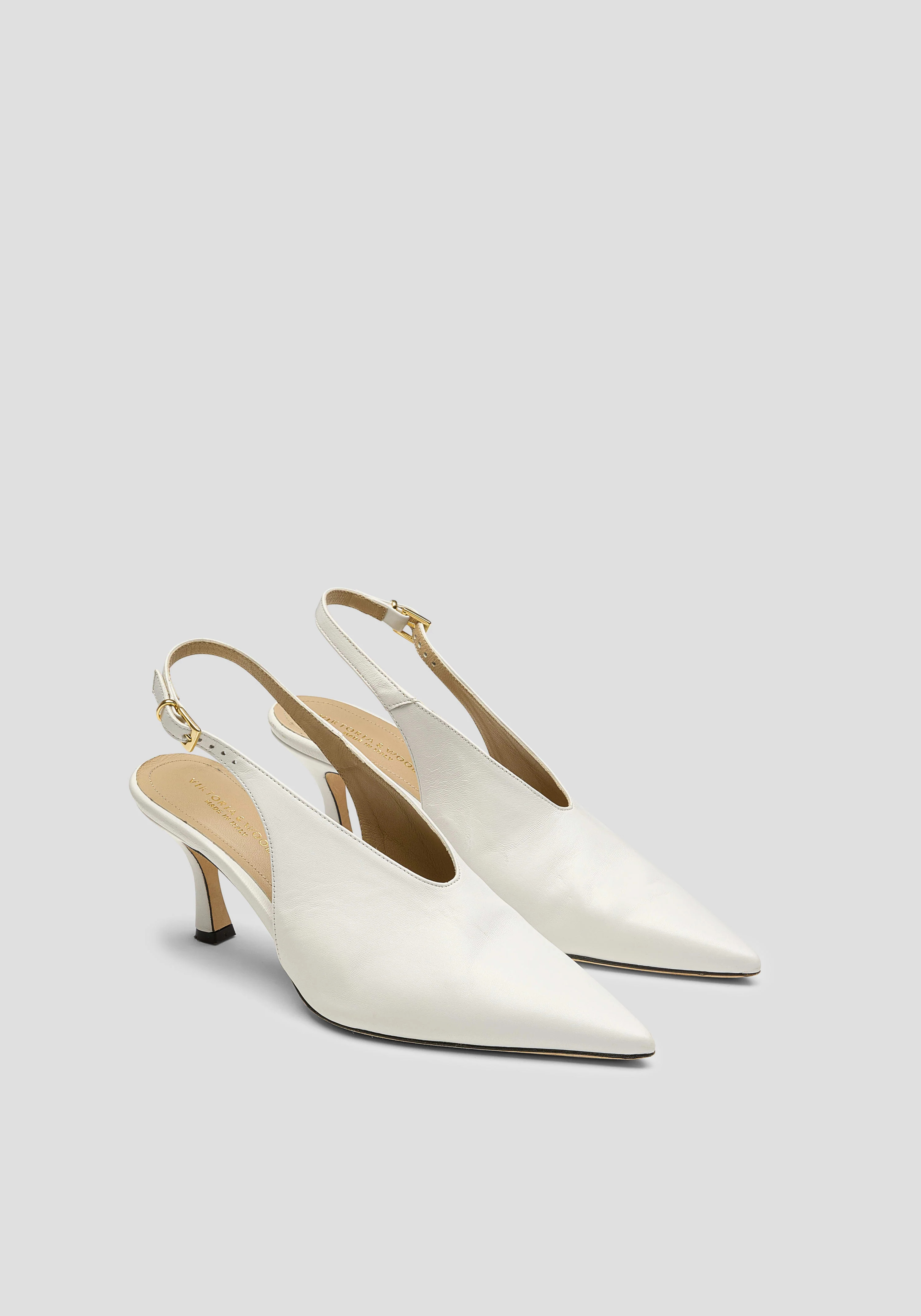 Damascus Heel - Pre Order IN WHITE | SHOES | VIKTORIA & WOODS | Viktoria & Woods