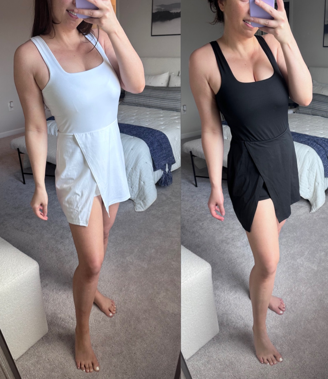 Athleisure tennis dress with built in shorts (with pockets!) - wearing medium, 4 color options 

#LTKstyletip #LTKFitness #LTKunder50