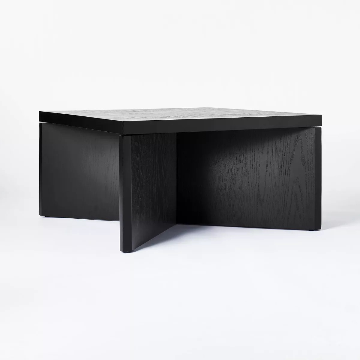 River Heights Square Wooden Coffee Table Black - Threshold™ designed with Studio McGee: Modern ... | Target