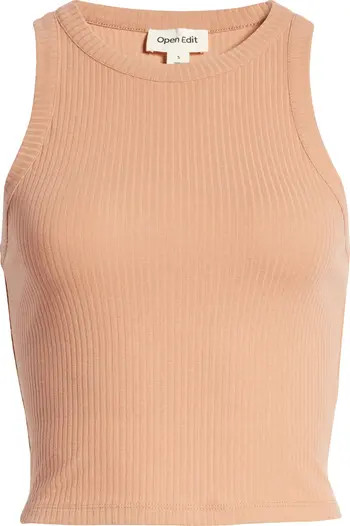 Organic Cotton Blend Crop Tank | Nordstrom