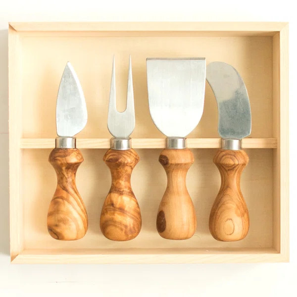 4 Piece Cheese Knives Set | Wayfair North America