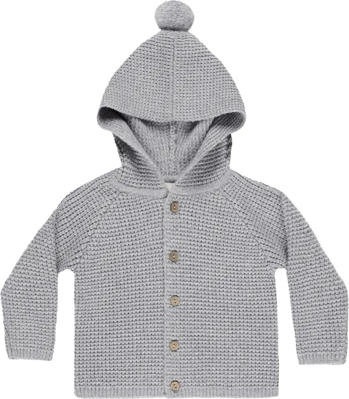 Rylee + Cru Kids' Pompom Hooded Cardigan | Nordstromrack | Nordstrom Rack