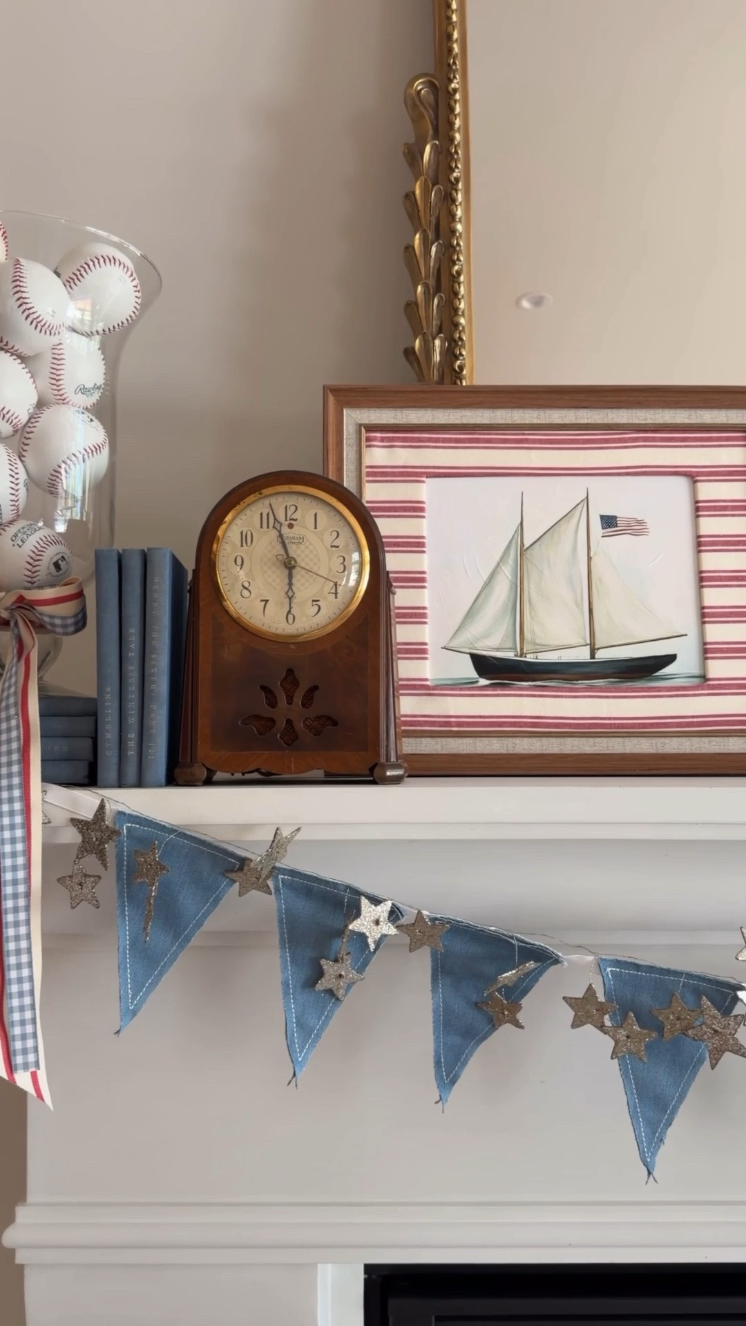 Turned one of my favorite Etsy prints into a vintage-looking oil painting that feels like it’s been hanging in a Nantucket cottage for generations 🇺🇸✨

All you need to recreate your own is a little Mod Podge, a sponge brush, and a frame with a good-sized mat.

The kind of piece that looks like it has a story behind it 🤍

#LTKHome #LTKSeasonal #LTKdayinmylife