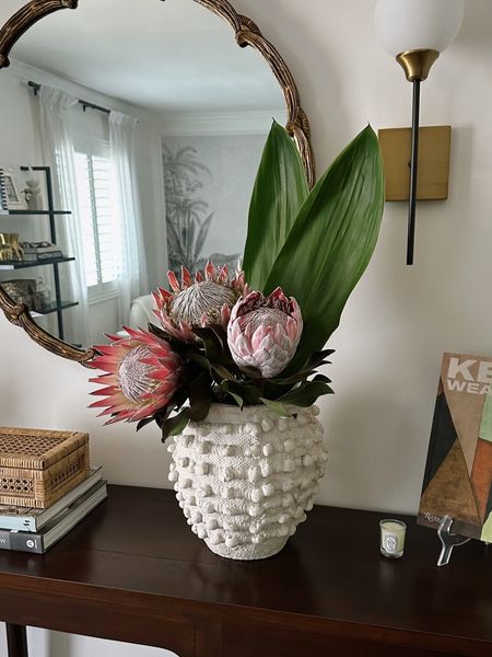 Fresh flowers in my favorite textured vase. (Pictured is size medium)   

#LTKhome