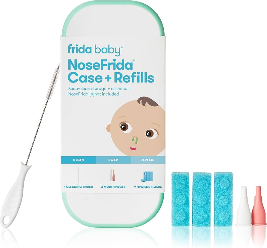 Frida Baby NoseFrida The SnotSucker + Travel Case - White, One Size | Amazon (CA)