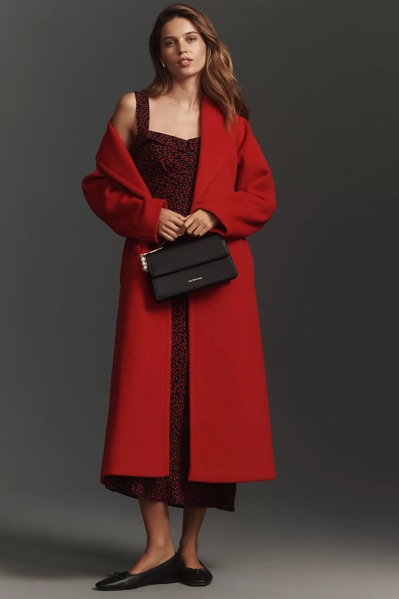 Bernardo Double-Breasted Melton Coat | Anthropologie (US)