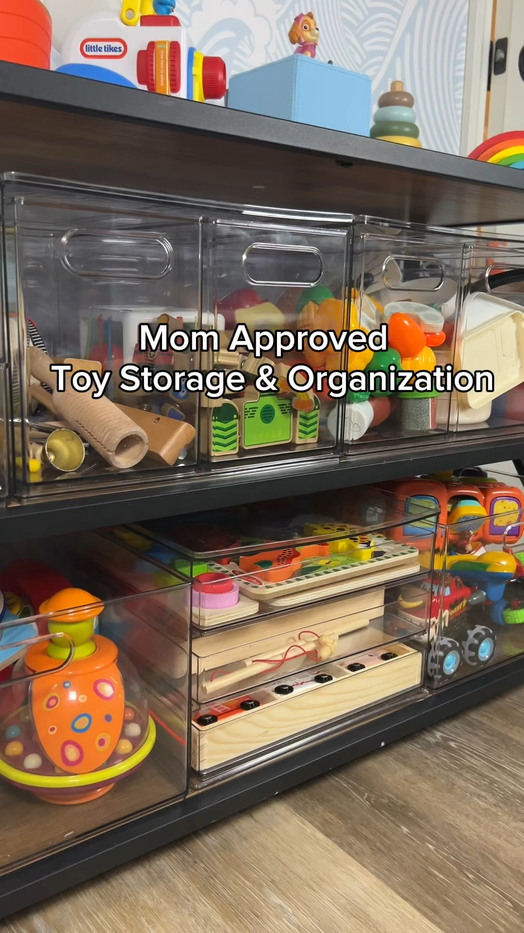 Mom approved toy storage and organization! Easy for your toddler to see but gives you an organized look. 

#LTKKids #LTKHome #LTKFamily