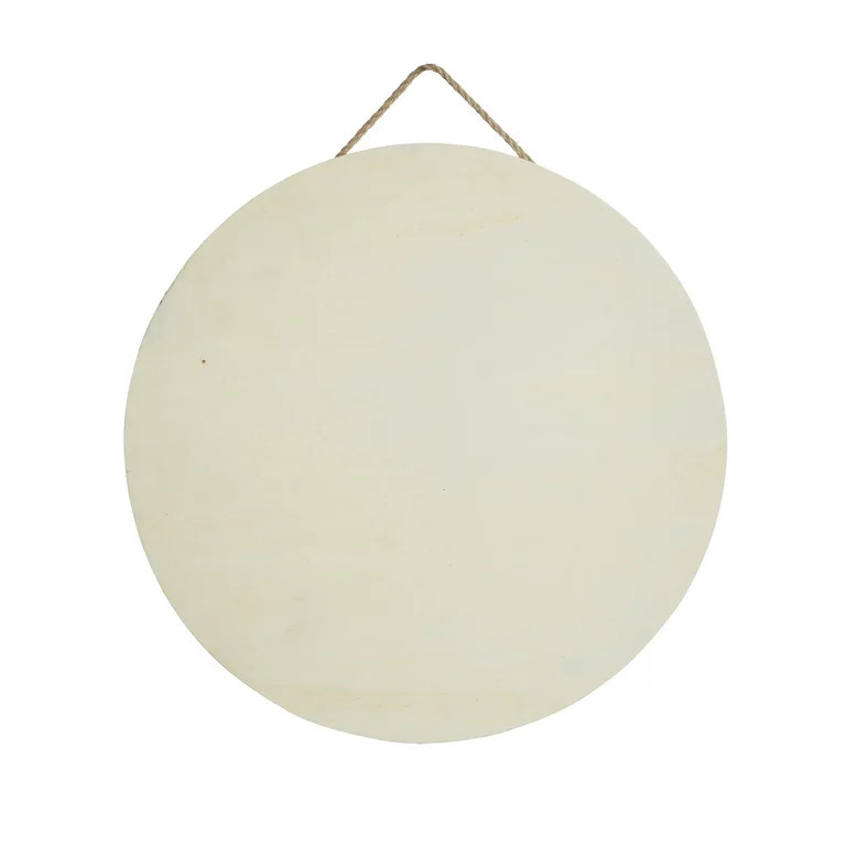 Hello Hobby Unfinished Round Wooden Plaque, 11.8" in diameter, 0.33 lbs. | Walmart (US)