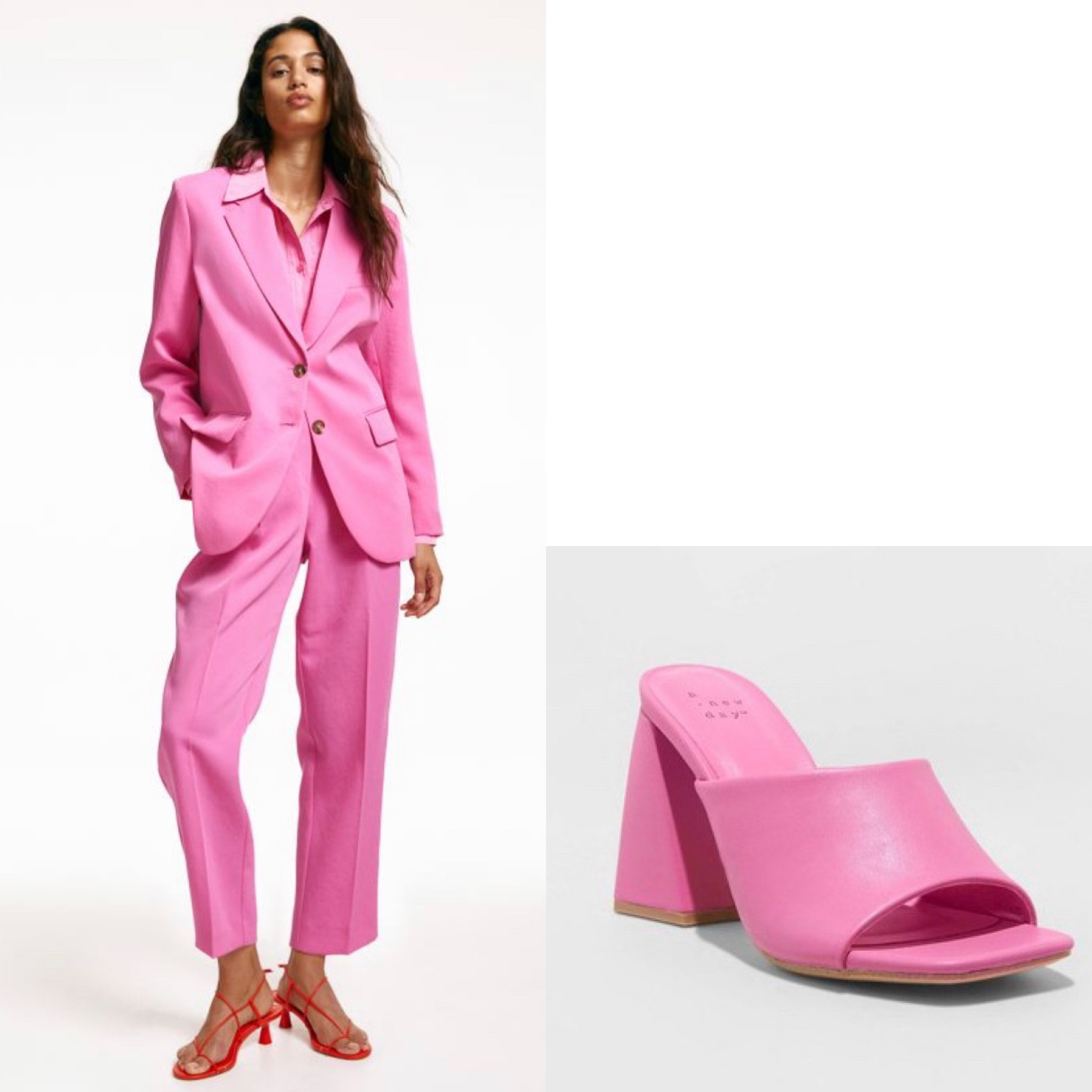 Pink suit
Blazer
Cropped slacks
H&M
Affordable 
Chic
Workwear
Monochrome 
Pink
Hot pink
Magenta
Bubblegum pink 
Minimal look
Outfit 
Target sandals
Heels
Shoes
Slide on 


#LTKworkwear #LTKunder50 #LTKshoecrush