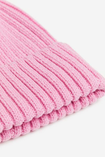 Rib-knit Hat - Pink - Kids | H&M US | H&M (US + CA)