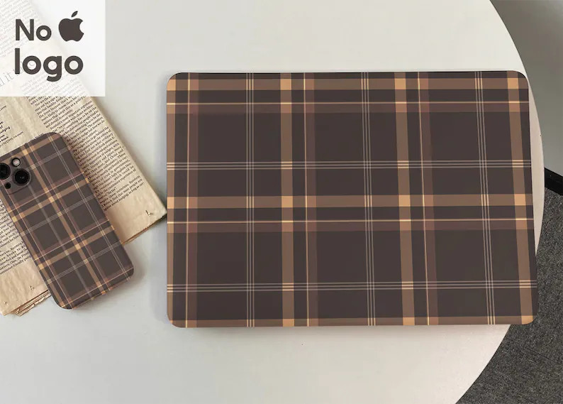 Retro Plaid MacBook Shell Case Cover for New MacBook Pro 13 14 15 16 ,M1 M2 Air 13 A2681, A2337, ... | Etsy (US)