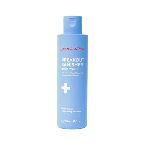 Peach Slices - Breakout Banisher Body Wash (6.09 oz) - 1% Salicylic Acid & Glycolic Acid - Clear & Prevent Body Breakouts - Niacinamide & Cucumber - Vegan, Cruelty Free, Korean Skin Care & Beauty | Amazon (US)