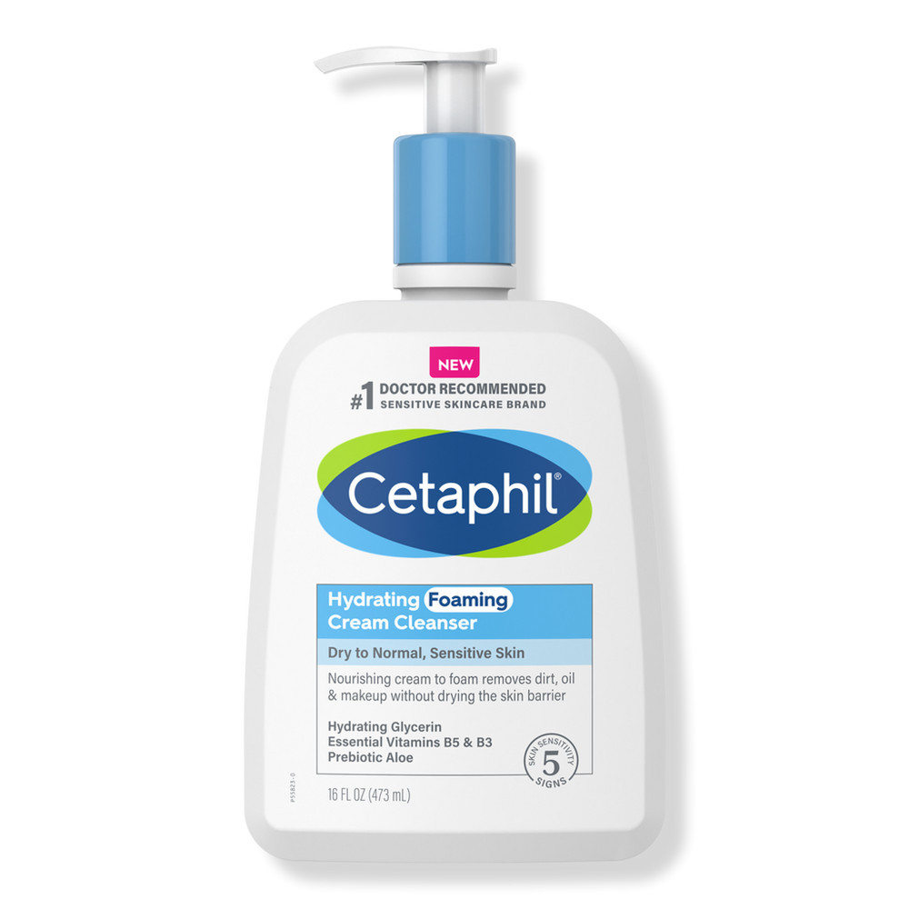 Cetaphil Hydrating Foaming Cream Cleanser | Ulta