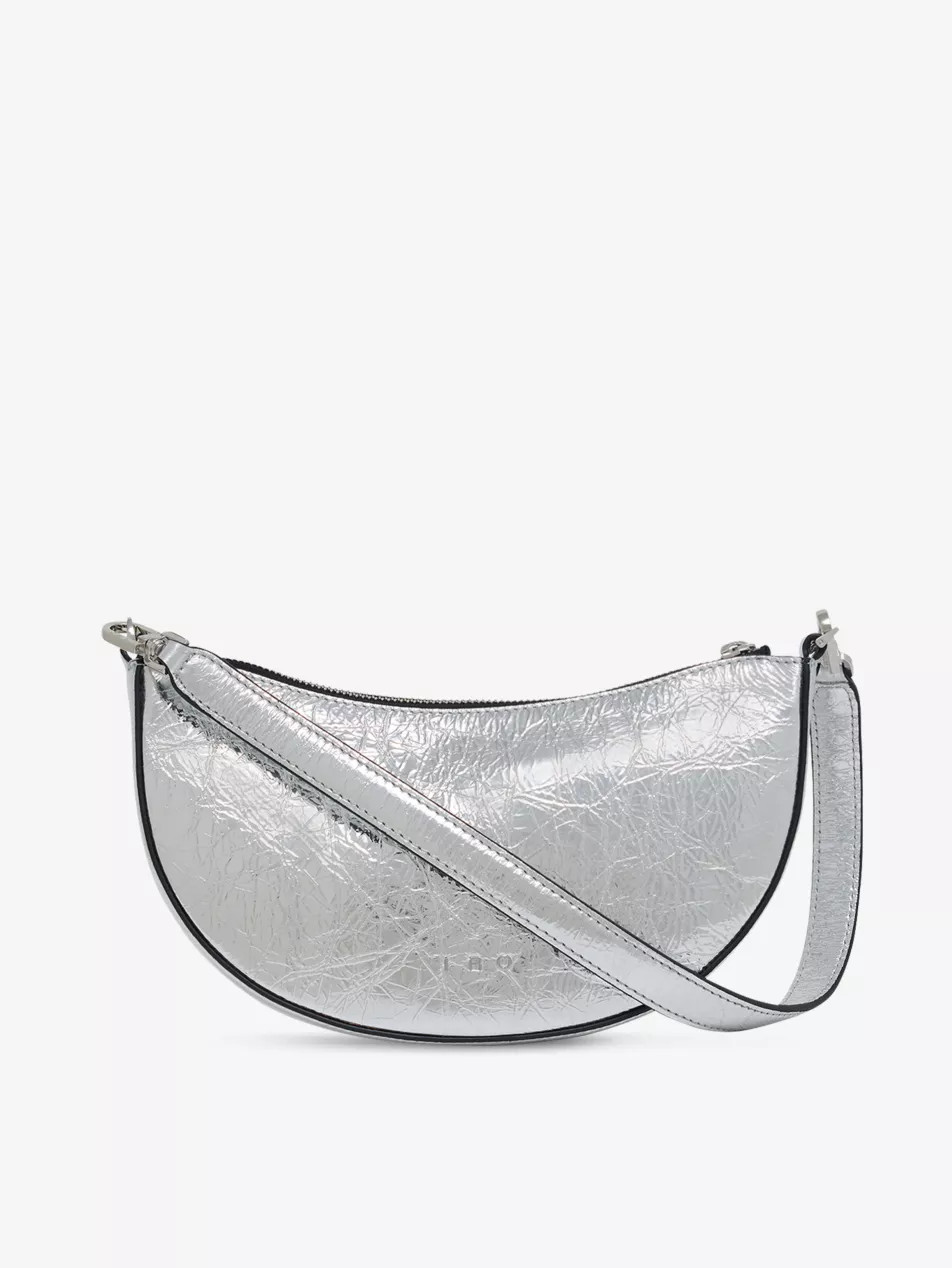 Arch metallic-leather shoulder bag | Selfridges