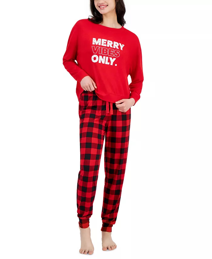 Women's 2-Pc. Long-Sleeve  Packaged Pajamas Set, Created for Macy's | Macy's