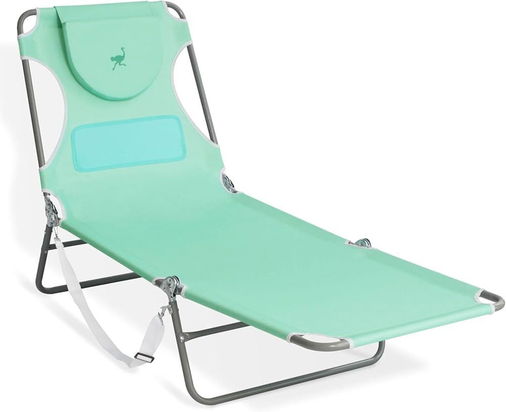 Ostrich Ladies Comfort Lounger with Chest Support, Portable Reclining Outdoor Patio Beach Lawn Ca... | Amazon (US)