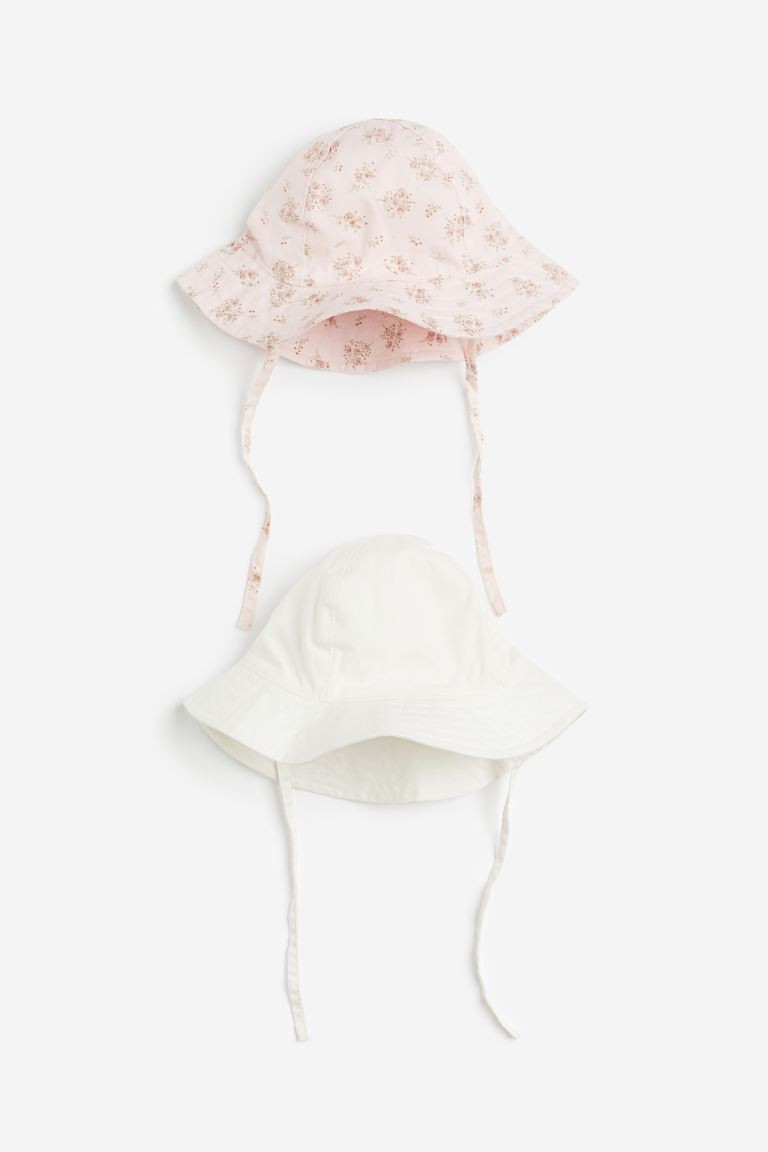 2-pack Cotton Sun Hats | H&M (US + CA)