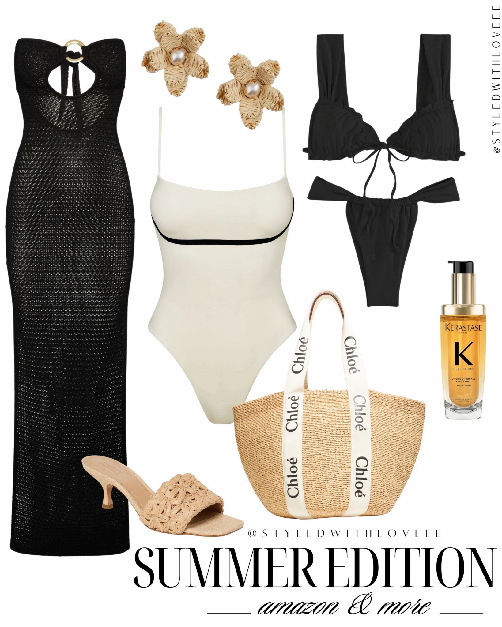 A little black swim moment never fails.
This crochet cover-up is such a vibe over a one-piece or bikini — and these woven heels make it feel dinner-ready.

 

 #LTKootd #LTKSwim #LTKTravel