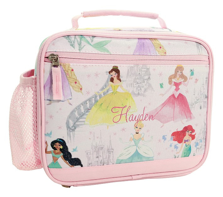 Mackenzie Disney Princess Castle Shimmer Lunch Boxes | Pottery Barn Kids