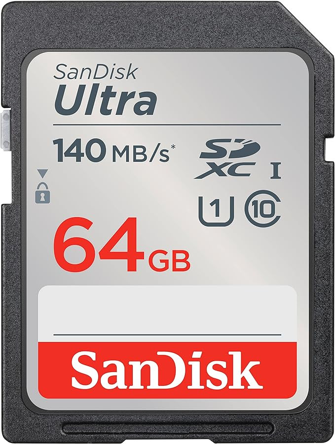 SanDisk 64GB Ultra SDXC UHS-I Memory Card - Up to 140MB/s, C10, U1, Full HD, SD Card - SDSDUNB-06... | Amazon (US)