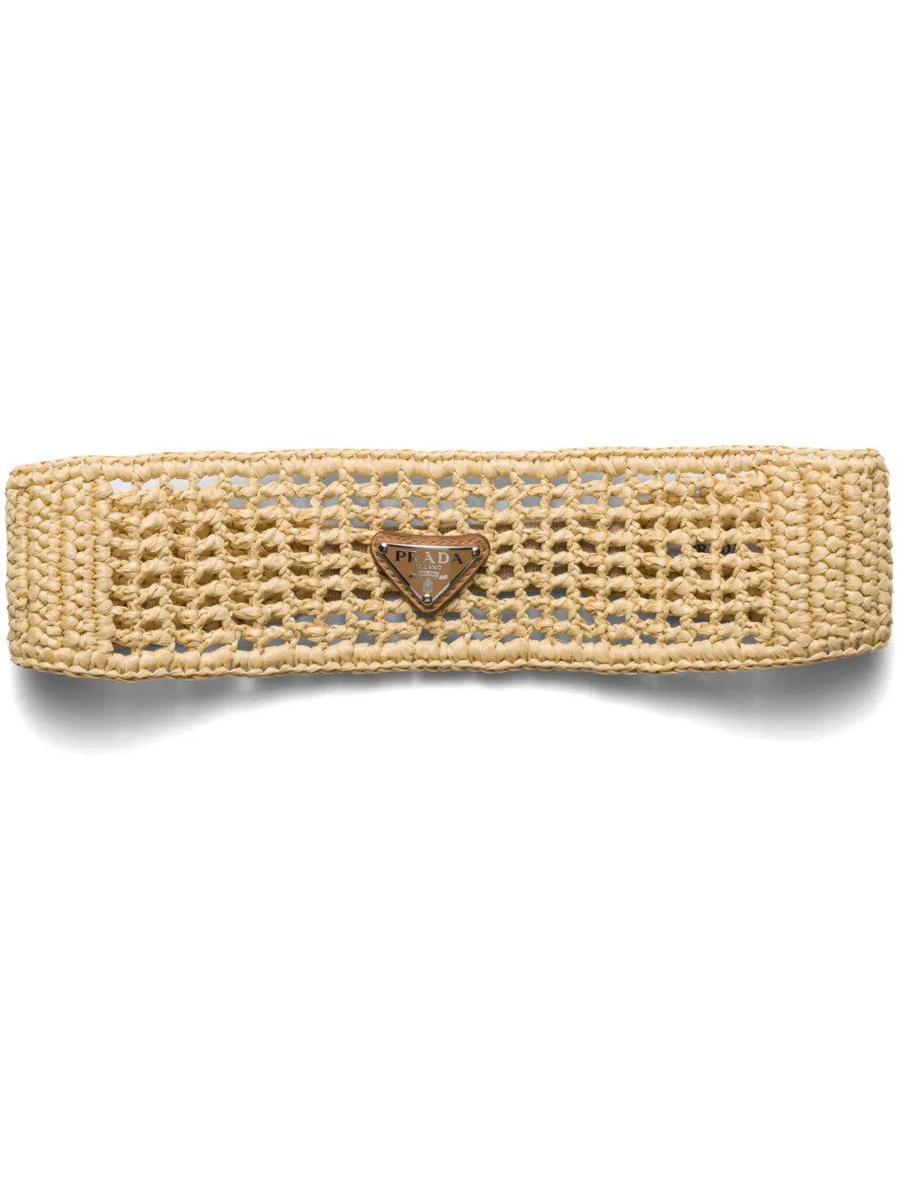 Prada Woven Wicker Hairband | Neutrals | FARFETCH AU | Farfetch Global