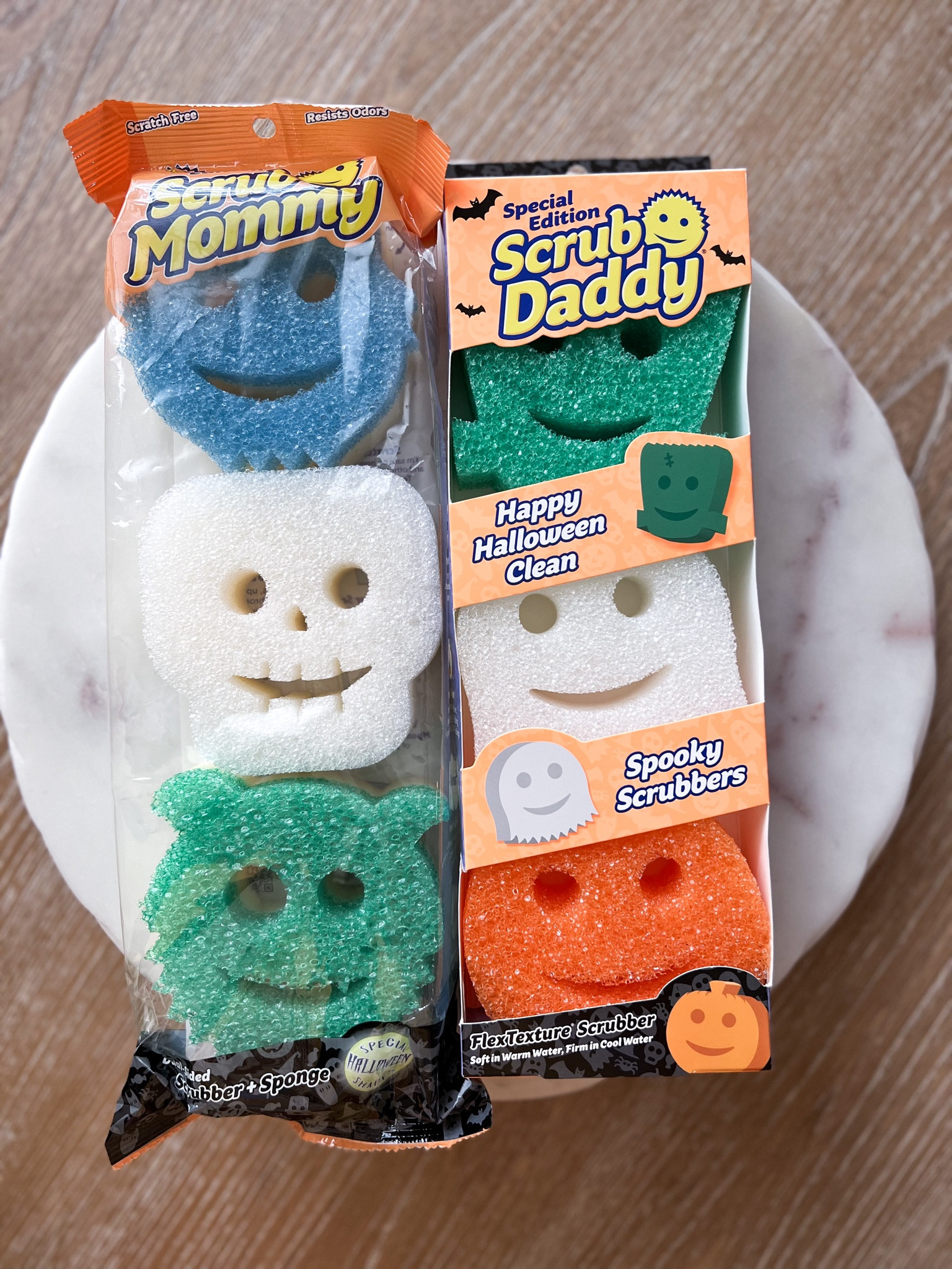 Scrub daddy and scrub mommy special edition Halloween. Scratch free scrubbers for dishes in style. I use Scrub daddy or scrub mommy all year long, but I do love these special editions. Spooku scrubbers. Happy Halloween cleaning. Odor free kitchen scrubbers. #LTKHalloween #LTKhome

#LTKHome #LTKSeasonal #LTKFamily