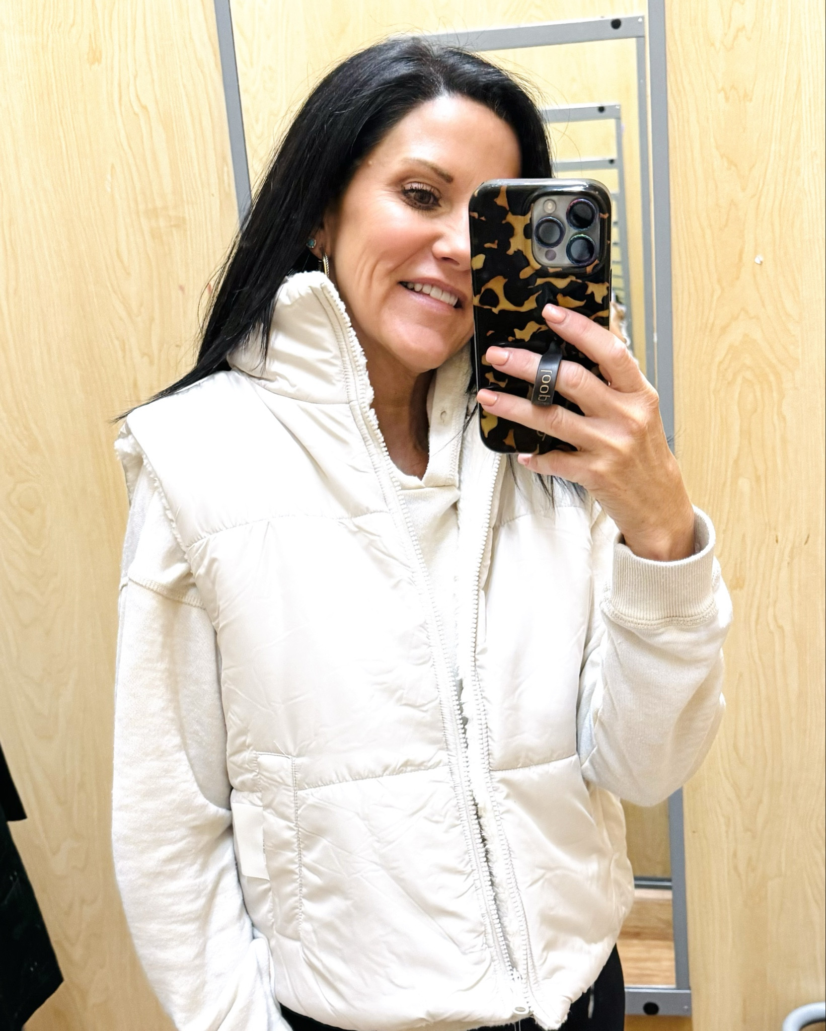 Cutest reversible puffer vest from Walmart for under $20 • wearing a small 

#LTKStyleTip #LTKActive #LTKOver40