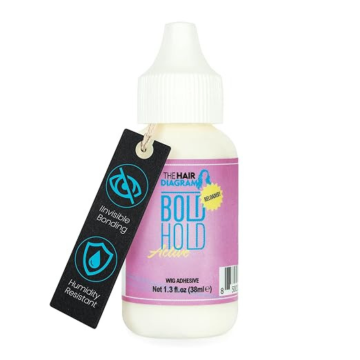 The Hair Diagram - Bold Hold Active Reloaded - Strong Hold Glue for Wigs and Hair Systems - Invis... | Amazon (US)