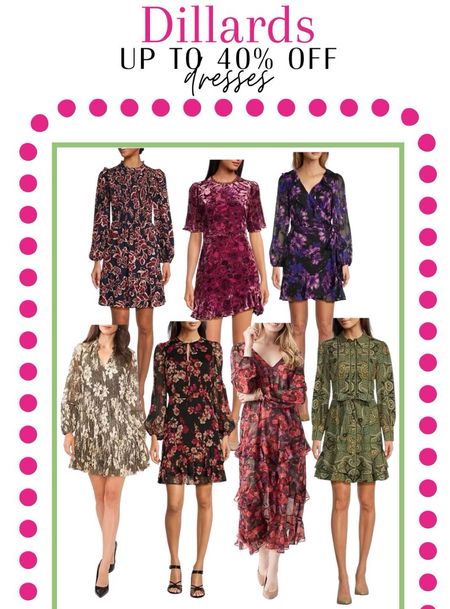 Dillards is having their 40% off sale on dresses. Perfect time to stock up on some cuties. These are some of my favorites! #salealert #dresssale #dillards #spring

#LTKstyletip #LTKsalealert #LTKMostLoved
