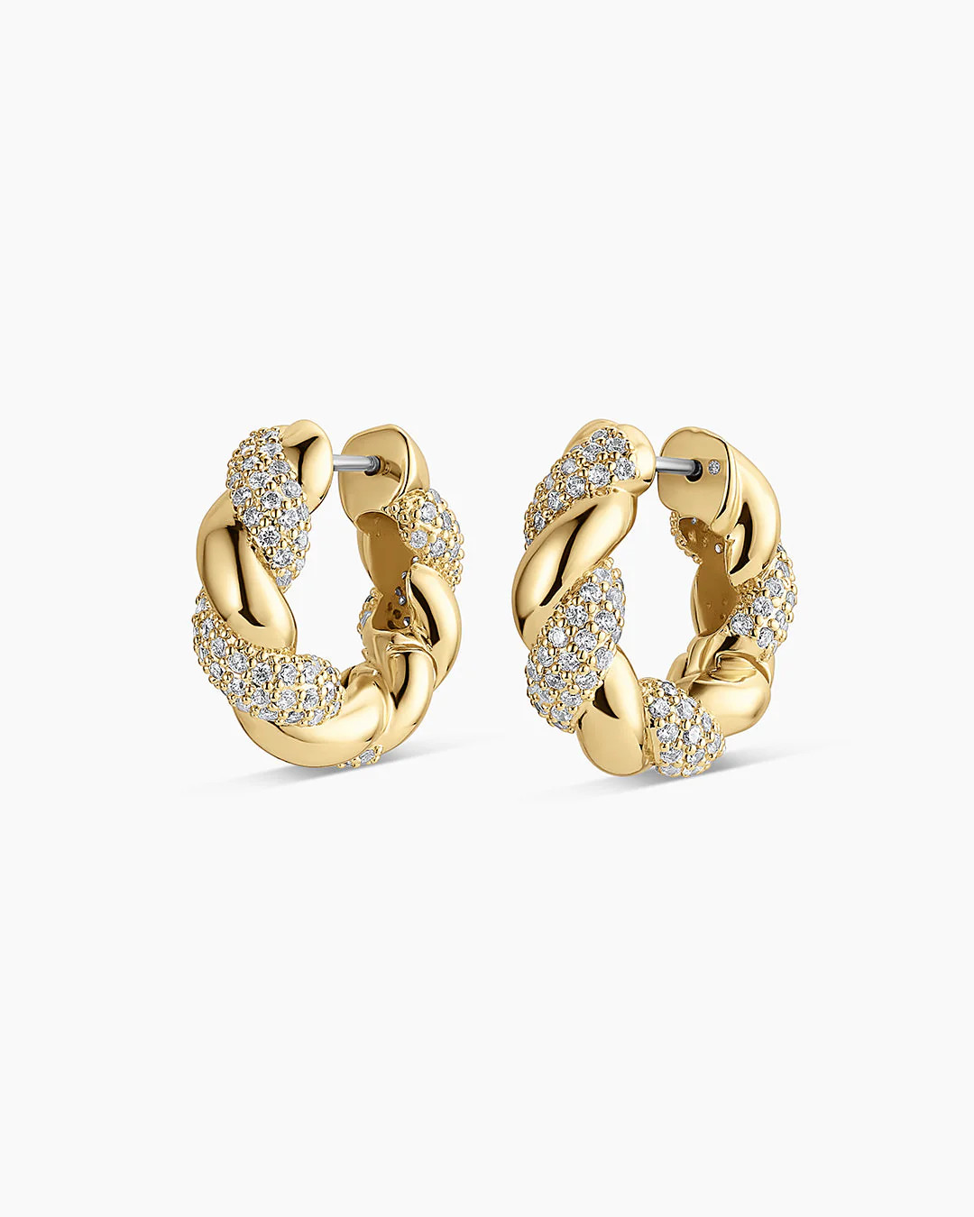 Crew Shimmer Hoops | gorjana