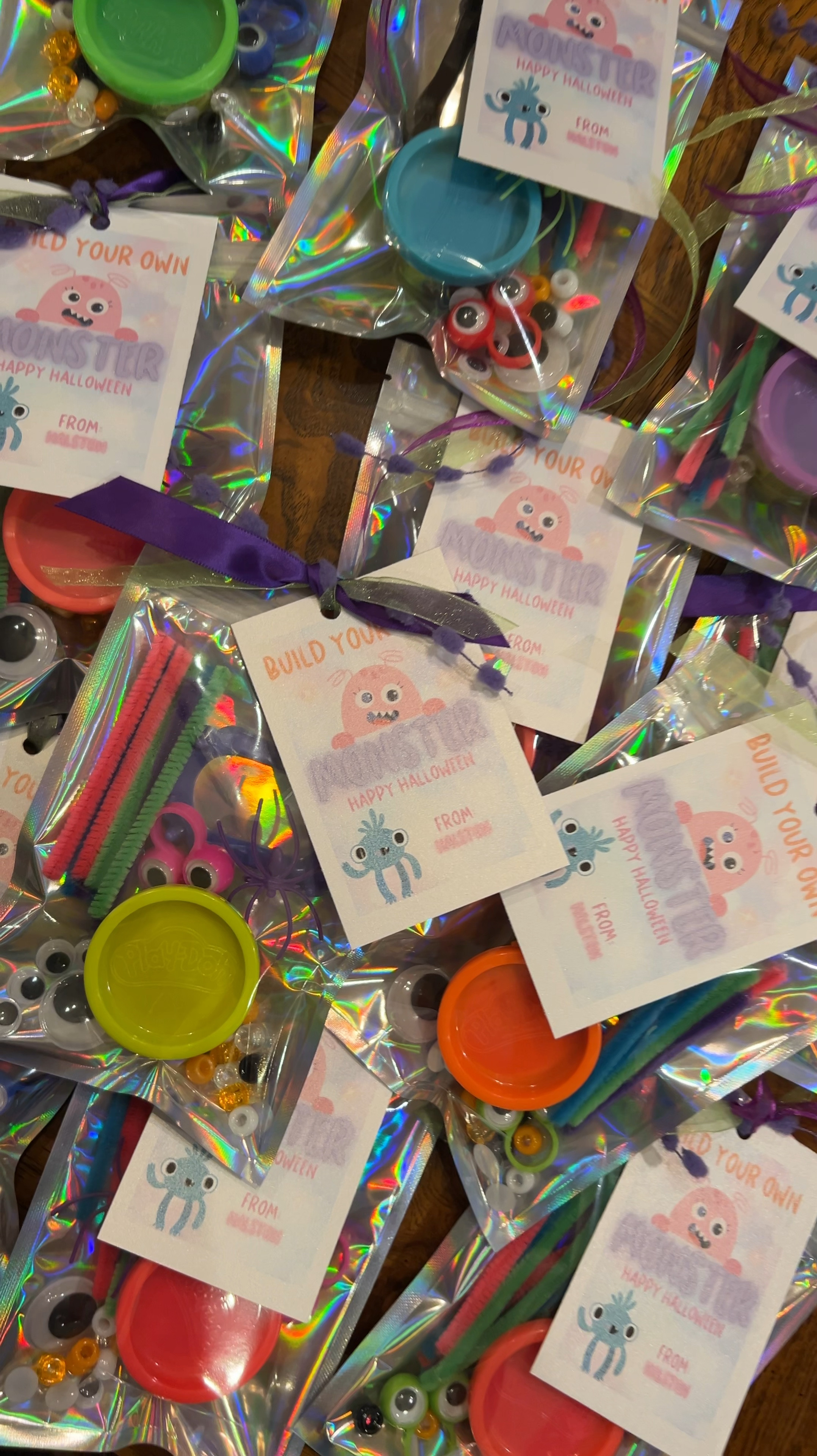 Last Minute Halloween Halloween Classroom Treats Non-Candy Build Your Own Monster Playdoh Kit Preschool Pre-K Favor Gift Party

#LTKHalloween #LTKKids #LTKParties