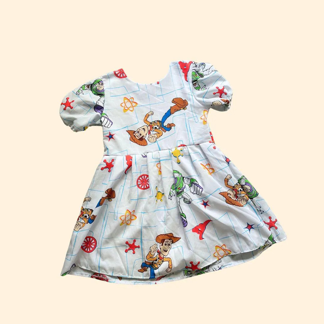 VINTAGE SHEET DRESS // Y2k // Toy Story // Hollywood Studios // Pixar // Woody // Buzz // Womens ... | Etsy (US)