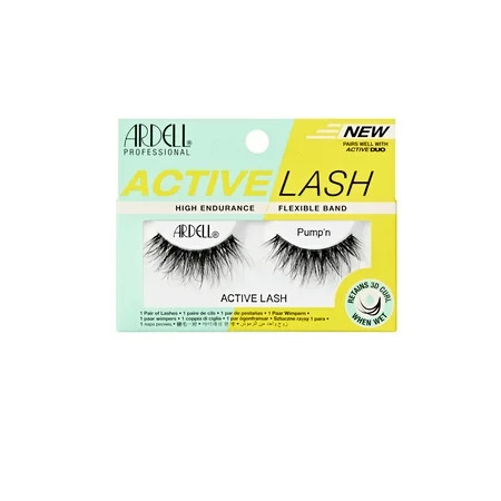 Ardell Active Lash Pump n Black False Eyelashes 1 Pair | Walmart (US)