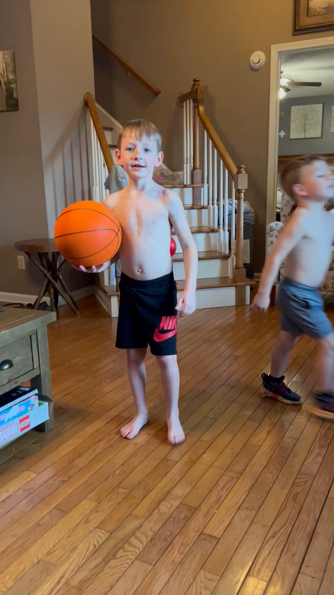 Life with boys is never boring - it’s inevitable that balls are going to be bounced in the house at all times 🤣🤣

Bought my kids a silent basketball for indoor play—now they can bounce away without driving me nuts! It’s so quiet but still bounces like a real ball 🏀 

#LTKFamily #LTKActive #LTKKids