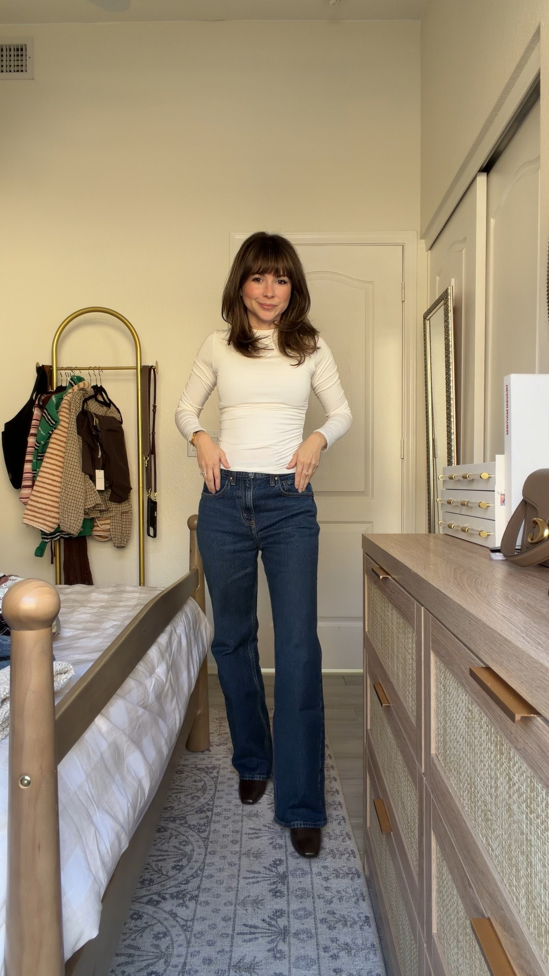 Perfect jeans for boots when you’re 5’2 and don’t want hemming drama.
These hit at just the right length, work with ankle boots and taller boots, and have that easy everyday fit I always reach for.
Petite-friendly, mom-approved, and on repeat all fall and winter.

Jeans 25p


#LTKootd #LTKPetite #LTKHoliday