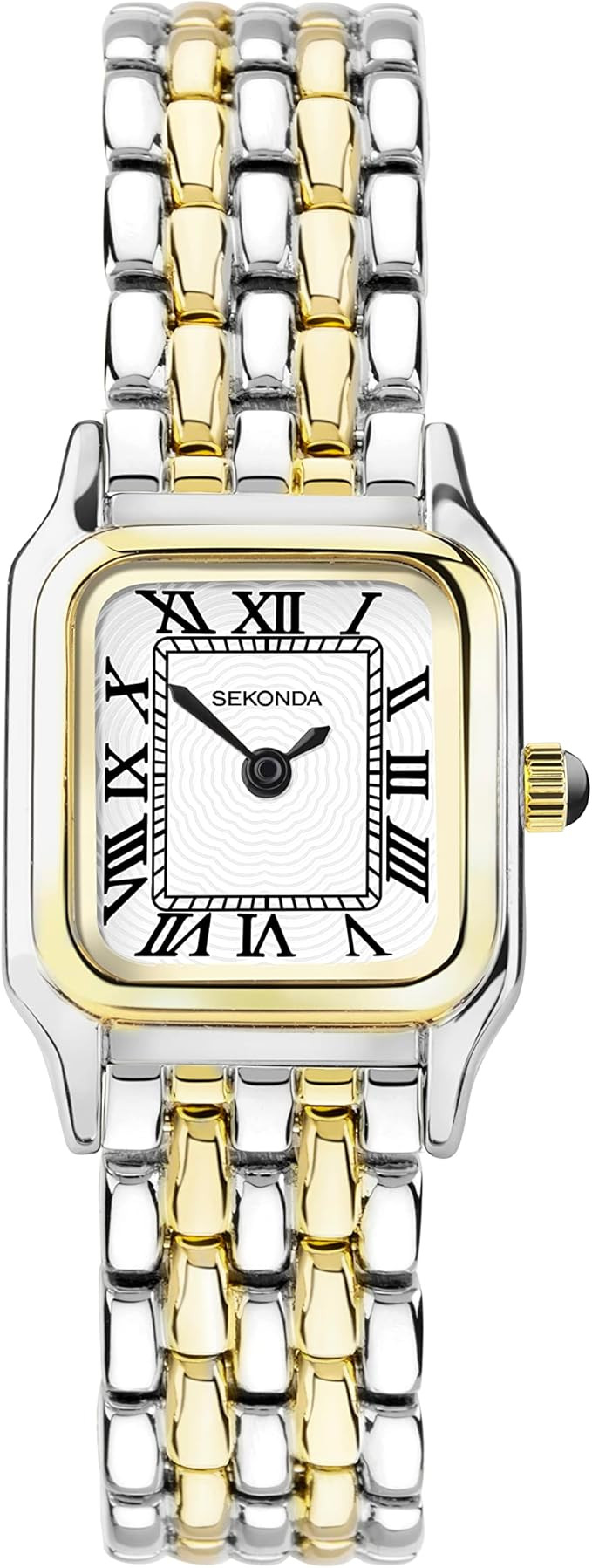 Sekonda Monica Ladies 20mm Quartz Watch in White with Roman Numerals, Analogue Display and Alloy ... | Amazon (US)