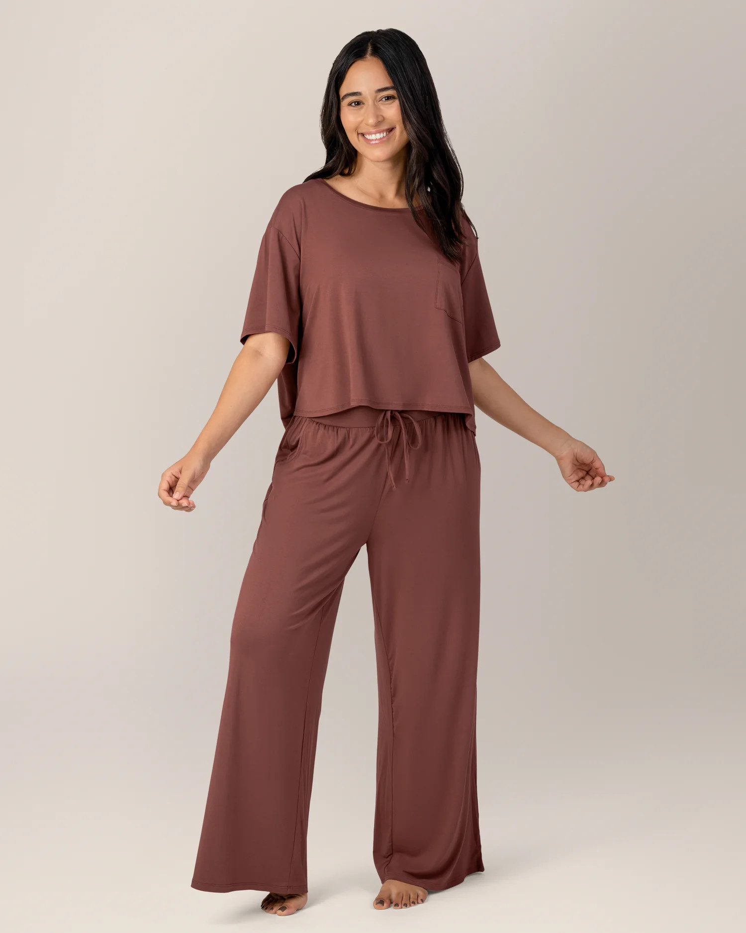Aria Bamboo Casual Lounge Pant | Redwood - Kindred Bravely | Kindred Bravely