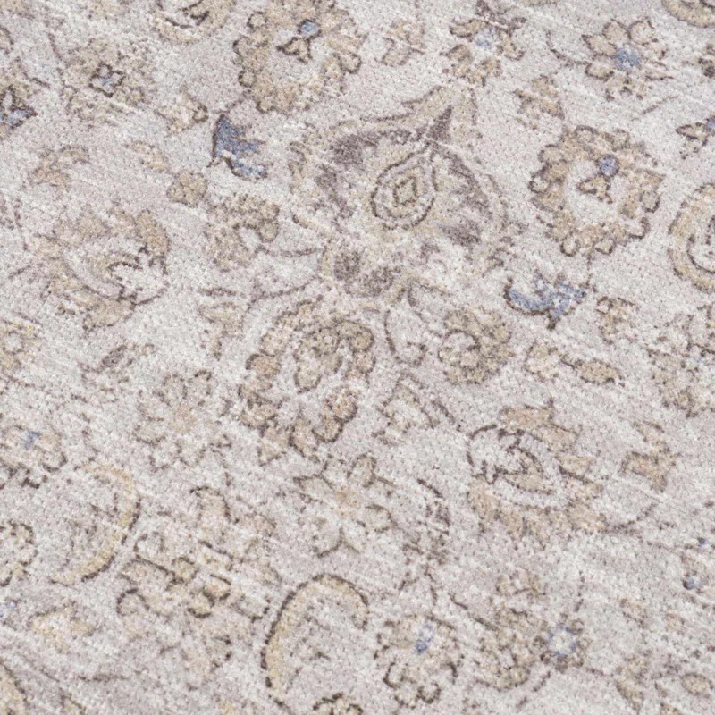 Jaelyne Machine Washable Beige/Gray Oriental Area Rug | Wayfair North America