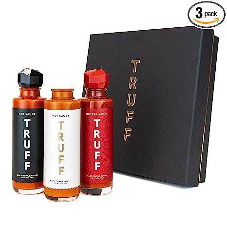 TRUFF Hot Sauce Variety Pack, Gourmet Hot Sauce Set of Original, Hotter and Limited White Edition... | Amazon (US)