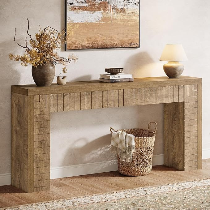 Tribesigns 70.9-Inch Extra Long Console Table for Entryway, Narrow Sofa Table Behind Couch, Suita... | Amazon (US)