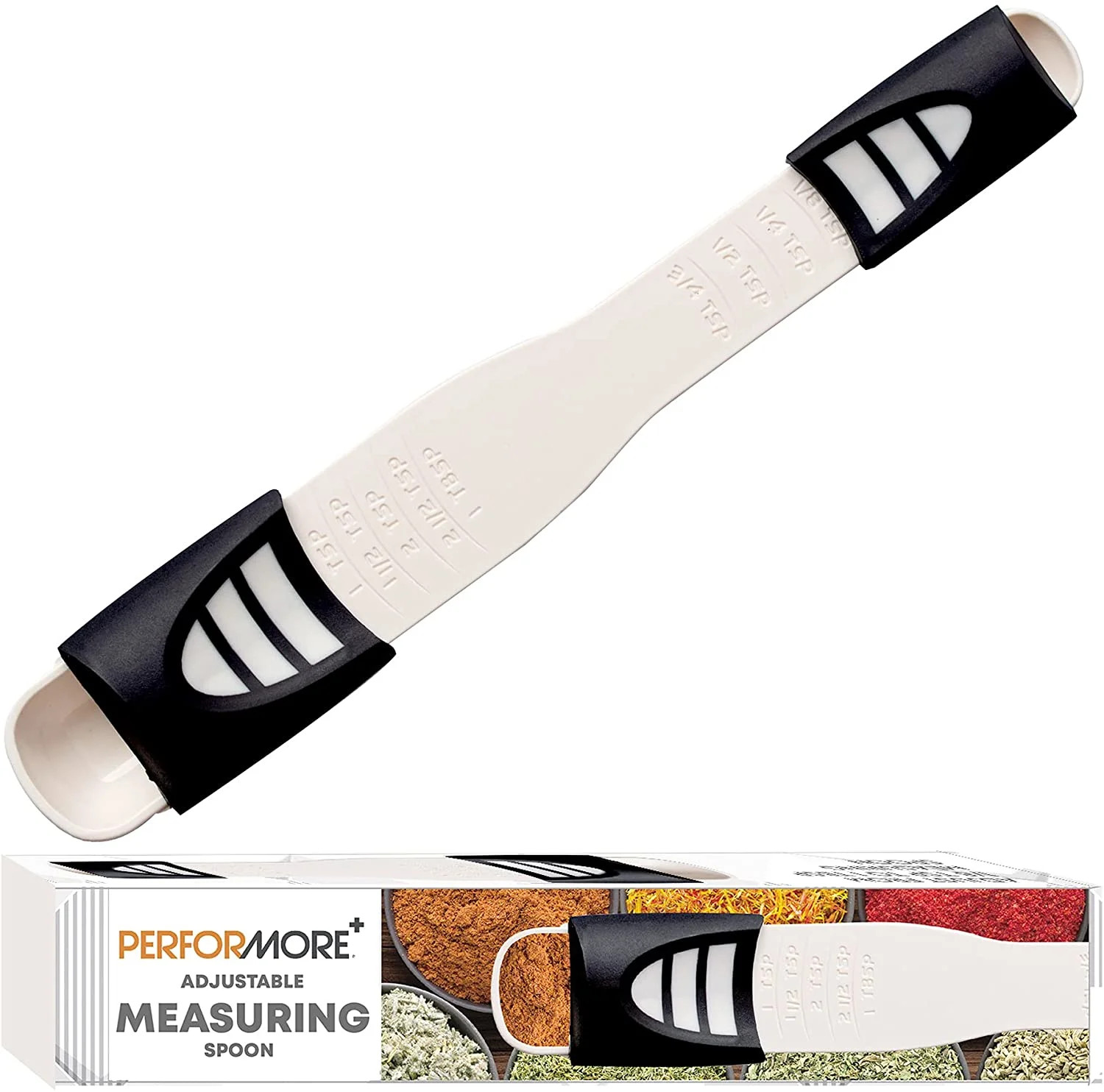 Adjustable Measuring Spoon with Double End Adjustable Scale, 9 Stalls All in One Measuring Spoon,... | Walmart (US)