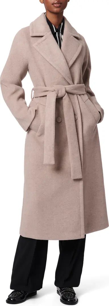 Bernardo Double Breasted Belted Coat | Nordstrom | Nordstrom